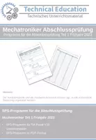 Vorschau - Arbeitsblätter - Abschlussprüfung Mechatroniker AP1 Frühjahr 2023 SPS-Programm - Deckblatt