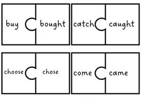Vorschau - Spiele - Irregular Verbs Puzzle | simple past - Seite 3