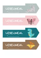 Vorschau - Mal- und Bastelvorlagen - Leselineal Grundschule (24 verschiedene Tiermotive) - GROSSE Version - Seite 2