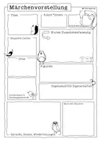 Vorschau - Arbeitsblätter - Märchen vorstellen Arbeitsblatt FrauCuppaTea - Seite 2