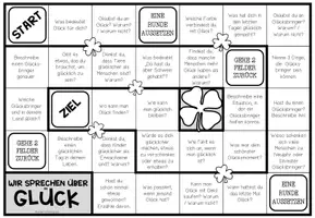 Vorschau - Arbeitsblätter - Glück - Plauderbrettspiel - Seite 2