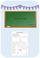 Vorschau - Arbeitsblätter - Das neue Jahr 2023 - Deckblatt