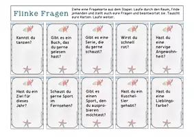 Vorschau - Arbeitsblätter - Paket 200 Fragekarten für Sprechanlässe (Englisch & Deutsch) FrauCuppaTea - Seite 2