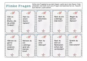 Vorschau - Arbeitsblätter - Paket 200 Fragekarten für Sprechanlässe (Englisch & Deutsch) FrauCuppaTea - Seite 3