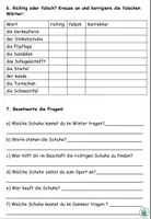 Vorschau - Arbeitsblätter - gemischte Übungen "Im Schuhgeschäft" Thema Einkaufen - DaZ / DaF - Seite 3