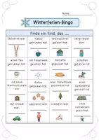 Vorschau - Arbeitsblätter - Ferienbingo Winterferien (3 Designs) - Seite 2