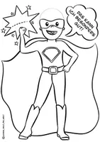Vorschau - Unterrichtsreihen - Ausmalbild "Stärkenfigur" / Helden-Avatar zum selbst gestalten (gratis!) - Seite 2