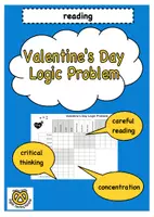 Vorschau - Arbeitsblätter - Valentine's Day Logic Problem - Deckblatt