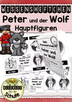 Vorschau - Unterrichtsreihen - Peter und der Wolf: Komplette Unterrichtsreihe Musik Grundschule (Klasse 1–3) – mit Flipbook, Arbeitsblättern, Höraufträgen & Instrumentenkunde - Seite 1