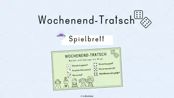 Vorschau - Spiele - Wochenend-Tratsch Würfelspiel - Deckblatt