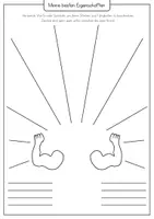Vorschau - Arbeitsblätter - Meine besten Eigenschaften 💛 - zum Selbstbewusstsein stärken | Positiv Mindset 🌱☀️ - Seite 2