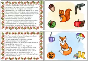 Vorschau - Spiele - Lese-Merk-Kartei Herbst, Klasse 4, Klasse 5, Lesetraining, differenzierte Texte - Seite 3