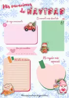 Vista previa - Hojas de trabajo - FICHA MIS VACACIONES DE NAVIDAD - página 1
