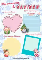 Vista previa - Hojas de trabajo - FICHA MIS VACACIONES DE NAVIDAD - página 2