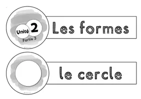 Vorschau - Präsentationen/Tafelbilder - Français: Tafelbilder / Plakate (Wortschatz Formen) Unité 2 - Seite 2
