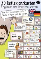 Vorschau - Bildkarten - 30 Reflexionskarten / Neujahr / Ferien / Urlaub / Wochen (🇩🇪+🇬🇧) - Deckblatt