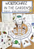 Vorschau - Arbeitsblätter - Garten "the garden" - großes Materialpaket - Deckblatt
