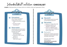 Vorschau - Arbeitsblätter - Infoblatt erstellen - Deckblatt
