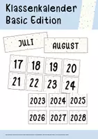Vorschau - Anderer Materialtyp - Flip-Klassenkalender - Deckblatt
