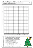 Vorschau - Arbeitsblätter - Ferienerlebnisse - Umfrage - ein Diagramm erstellen - Feriendiagramm - Seite 1