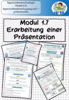 Vorschau - Stundenentwürfe - Modul 1.7: Die Erarbeitung einer Präsentation Informationstechnologie Lehrplan Plus - Deckblatt
