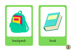 Vorschau - Bildkarten - Classroom Objects Flashcards | Vocabulary - Seite 1