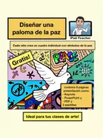 Vista previa - Unidades / Secuencias / Situaciones de Aprendizaje - ARTE, paso a paso: Paloma de la Paz - Incluye plantilla! - Portada
