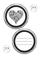 Vorschau - Mal- und Bastelvorlagen - Valentinstagskarte - 2 Designs - Teil 2 - Deckblatt