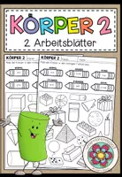 Vorschau - Arbeitsblätter - KÖRPER erkennen - Mathe-Malspaß (2 Arbeitsblätter) - Deckblatt