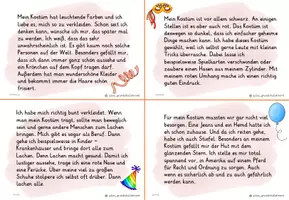 Vorschau - Spiele - "Wer bin ich?" - Fasching / Karneval / Fasnacht - LESESPIEL - Seite 2