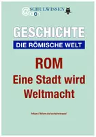 Vorschau - Anderer Materialtyp - GESCHICHTSUNTERRICHT - Römische Welt - Rom wird Weltmacht - Deckblatt
