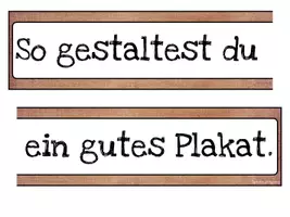 Vorschau - Präsentationen/Tafelbilder - Tafelmaterial Plakat erstellen/ Referat halten - Seite 2