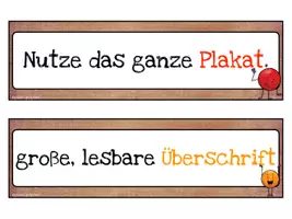 Vorschau - Präsentationen/Tafelbilder - Tafelmaterial Plakat erstellen/ Referat halten - Seite 3