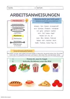 Vorschau - Arbeitsblätter - Arbeitsanweisungen - Deckblatt