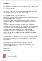 Vorschau - Arbeitsblätter - Die Jahreszeiten - Diktat + Übungsblätter - Seite 1