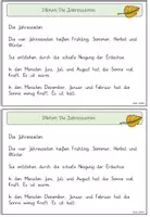 Vorschau - Arbeitsblätter - Die Jahreszeiten - Diktat + Übungsblätter - Seite 2