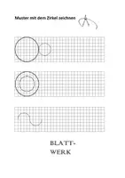Vorschau - Arbeitsblätter - Muster mit dem Zirkel fortsetzen - Seite 3
