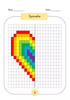 Vorschau - Unterrichtsreihen - Symmetrie : Bilder um die Symmetrieachse spiegeln (Teil 1) - Seite 2