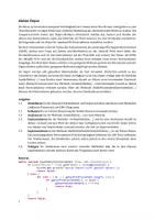 Vorschau - Arbeitsblätter - Klausur/Übungsaufgabe zur OOP über Aktien - Lösung + Files - Deckblatt