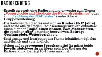 Vorschau - Anderer Materialtyp - Materialpaket Bewertungsraster und Aufgabenstellung Radiosendung Geschichte - Seite 2