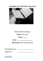 Vorschau - Stationenlernen - Lösungsheft zum Arbeitsheft: "Mein Buch, der Koran" - Seite 2