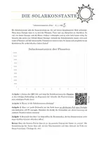 Vorschau - Arbeitsblätter - Die Solarkonstante - Die Sonne als Energiespender - Seite 1