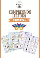 Vista previa - Hojas de trabajo - Comprensión lectora carnaval 2 - Portada