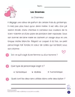 Aperçu - Feuilles d'exercices - Compréhension de Lecture Texte Descriptif ST VALENTIN - Page 1