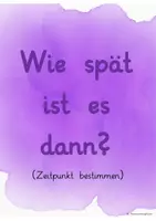 Vorschau - Stationenlernen - Materialpaket: Klettmappen Zeitdauer/Zeitspanne - Deckblatt