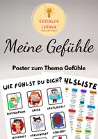 Vorschau - Poster - Meine Gefühle - Gefühlsliste - Gefühlsposter - Deckblatt