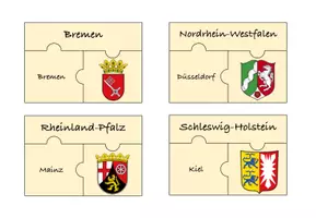 Vorschau - Spiele - Deutschlandpuzzle Bundesland-Hauptstadt-Landeswappen - Seite 3