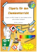Vorschau - selbst erstellte Cliparts/Grafiken - Cliparts Chemie - Deckblatt