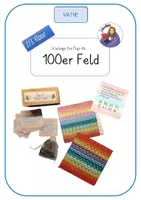 Vorschau - Stationenlernen - ZR100- Pop its - 2. Klasse, Hunderter_feld - Deckblatt