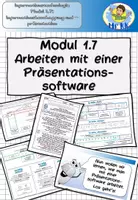 Vorschau - Stundenentwürfe - Modul 1.7: Einführung in die Arbeit mit einer Präsentationssoftware Informationstechnologie Lehrplan Plus - Deckblatt